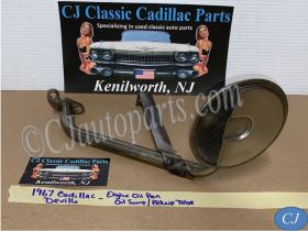 OEM 1965 1966 1967 Cadillac Deville Fleetwood Calais 1965 1966 Eldorado 429 ENGINE PAN OIL PUMP SUMP PICKUP TUBE SCREEN #1482836